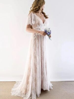 Boho Wedding Dress Sunlit Chant