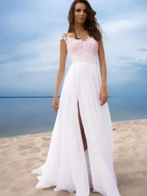 Beach Boho Wedding Dress
