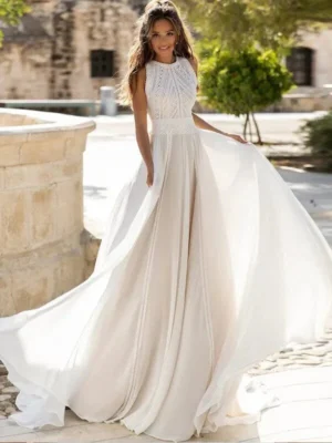 Classic Simple Wedding Dress