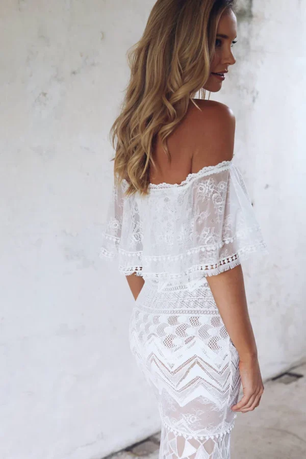 Boho Wedding Dress Lace - Image 5