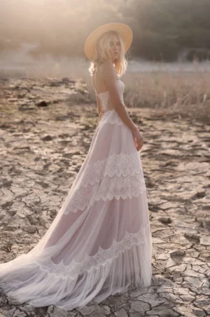 Beach Boho Style Wedding Dress