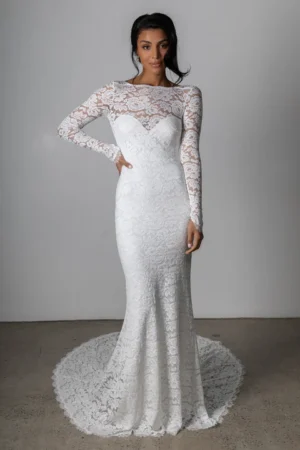Mermaid Boho Wedding Dress