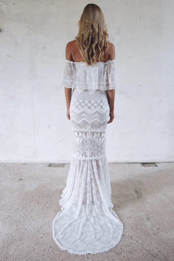 Boho Wedding Dress Lace - Image 4