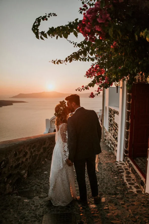 Vintage Boho Lace Wedding Dress - Image 6