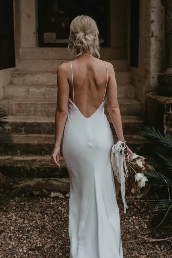 Simple Tulle Wedding Dress - Image 3