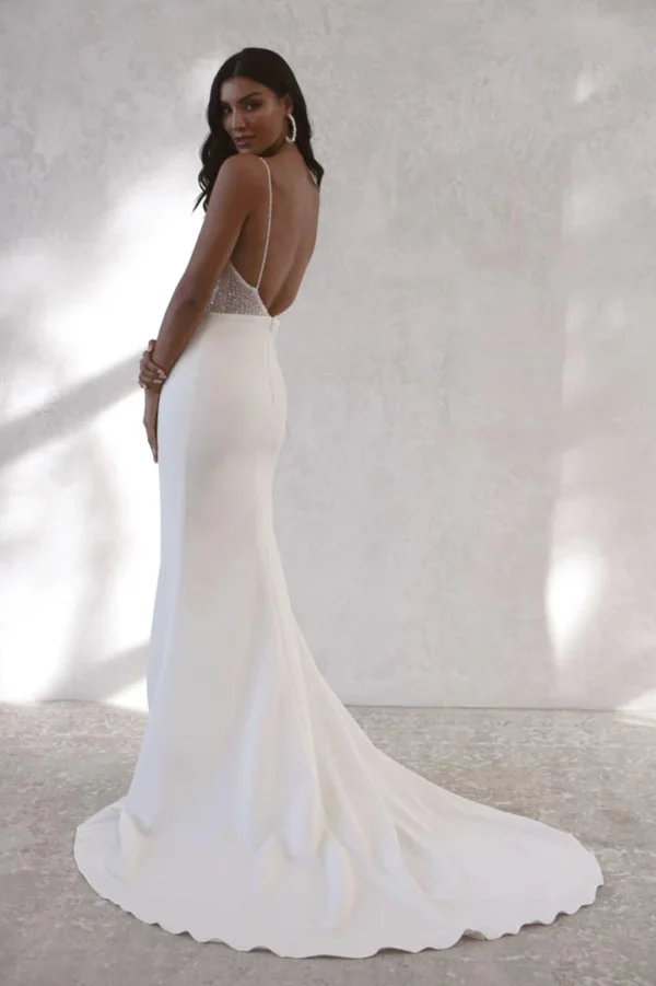 Simple Elegant Dress for Wedding - Image 4