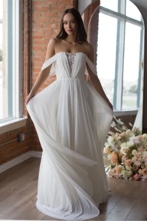 Elegant Simple Wedding Dress