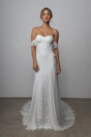 Chic Boho Wedding Dress