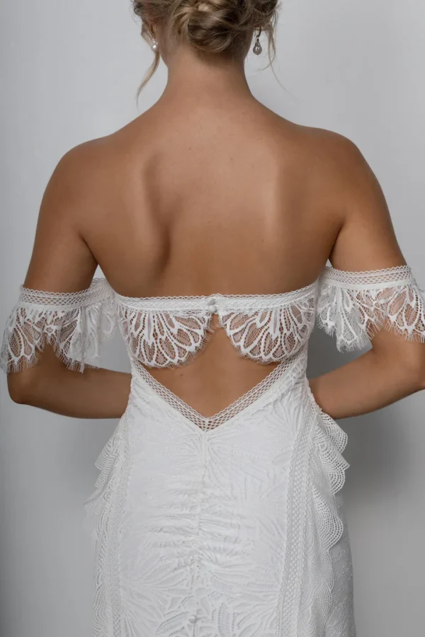 Chic Boho Wedding Dress - Image 7