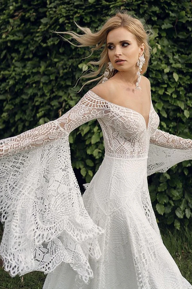Wedding Dress Boho Style - Image 4