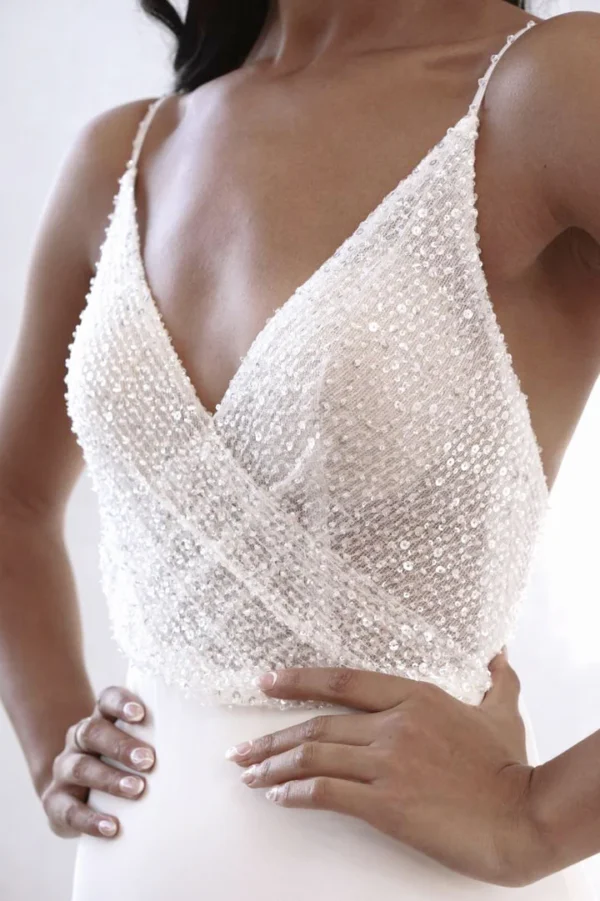 Simple Elegant Dress for Wedding - Image 6