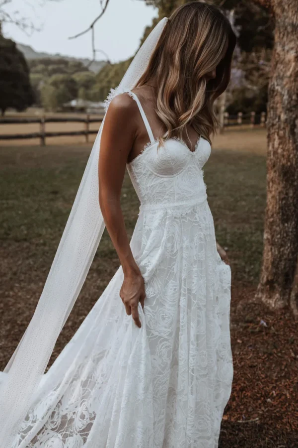 Outdoor Country Wedding Dress - Image 2
