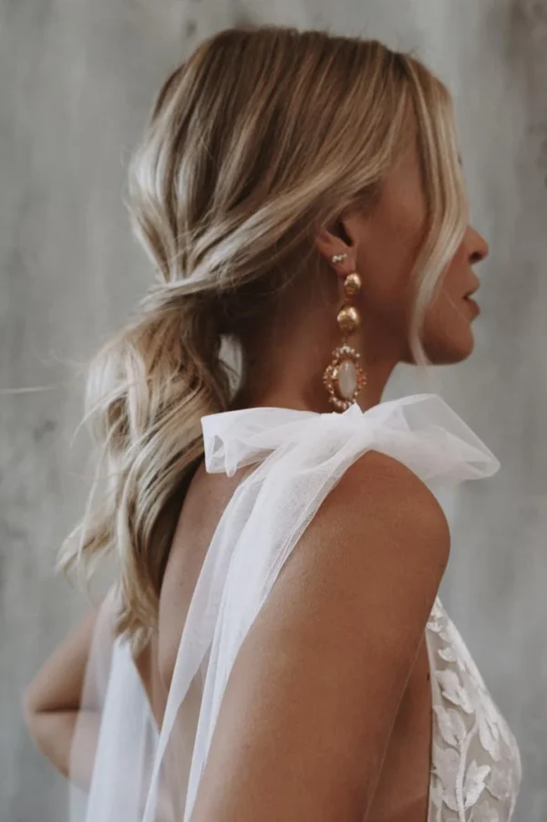 Boho Mermaid Wedding Dress - Image 6