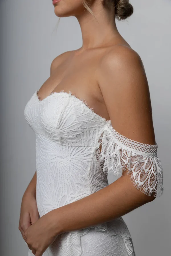 Chic Boho Wedding Dress - Image 6