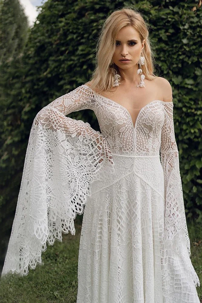 Wedding Dress Boho Style - Image 2