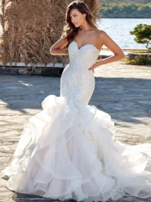 Wedding Dress with Mermaid Style