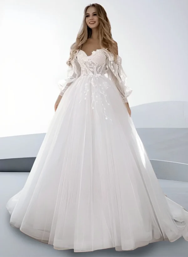 Princess Tulle Wedding Dress