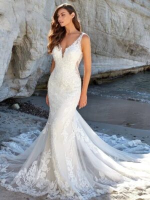 Mermaid Style Wedding Dress Lace