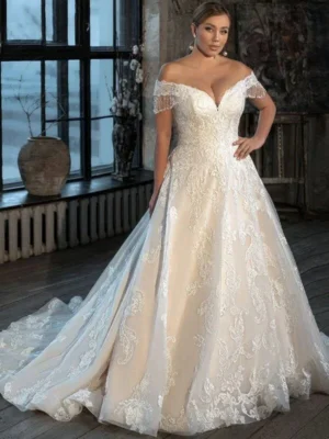 Wedding Dress for Curvy Plus Size