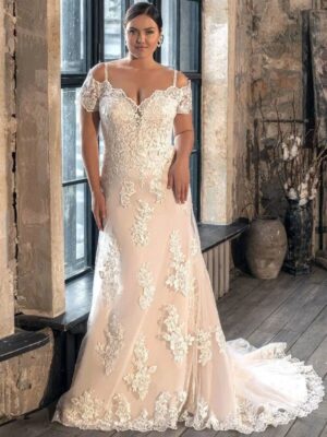 Plus Size Tulle Wedding Dress