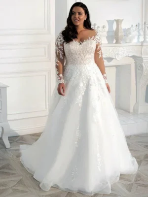 Plus Size Floral Dress for Wedding