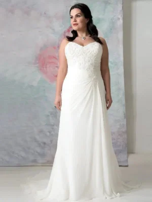 Plus Size Trumpet Wedding Dress