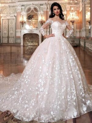 Sparkly Princess Wedding Dress
