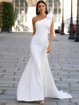 Mermaid Wedding Dress White