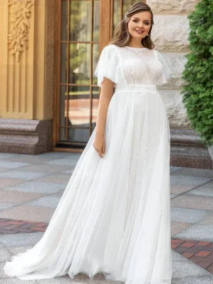 Classic Plus Size Wedding Dress