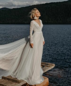 Boho Wedding Dress Midnight Haze