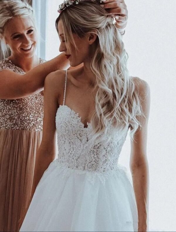 Boho Wedding Dress Gossamer Light