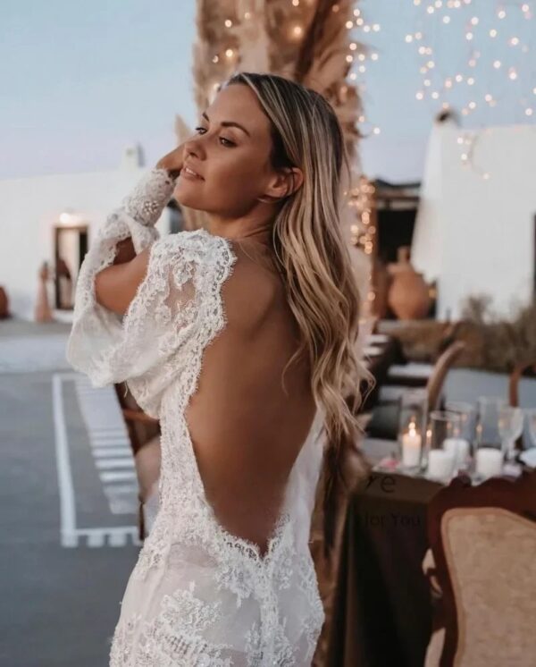 Boho Wedding Dress Song of the Moon - Image 3