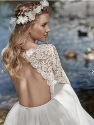 Boho Wedding Dress Feathered Hope