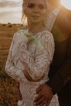 Boho Wedding Dress Celestial Glow