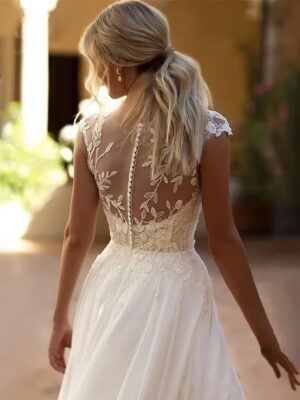 Boho Wedding Dress Blush Horizon