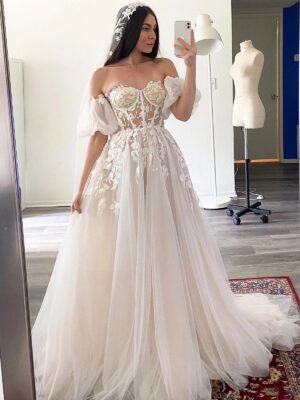 Boho Wedding Dress Dewdrop Kiss