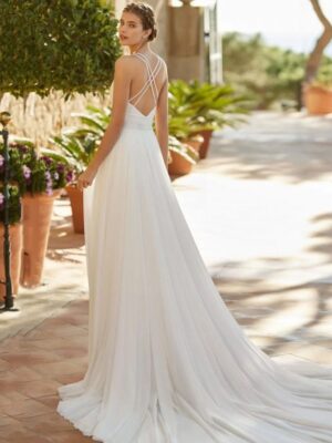 Boho Wedding Dress Golden Chant