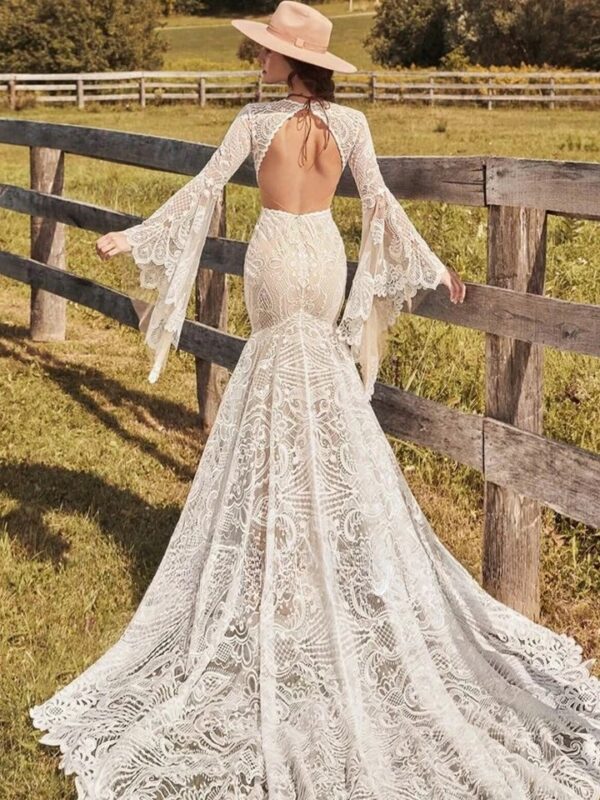 Boho Wedding Dress Echo of Light