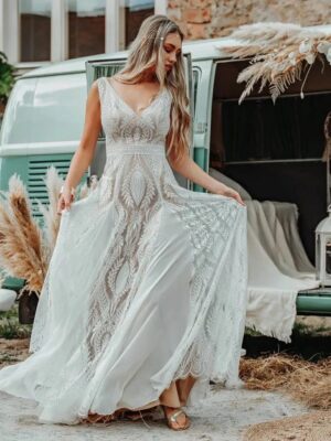 Boho Wedding Dress Sunbeam Dream