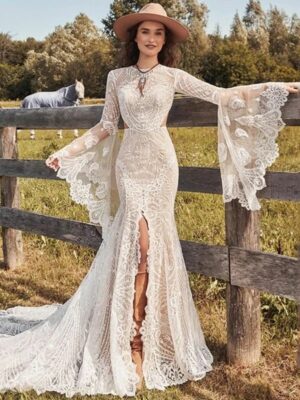 Boho Wedding Dress Echo of Light