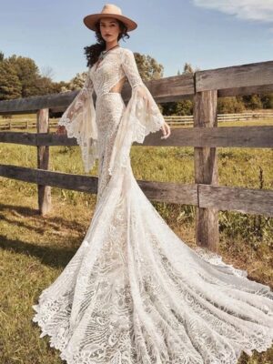 Boho Wedding Dress Echo of Light