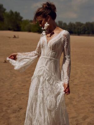Boho Wedding Dress Misty Bloom