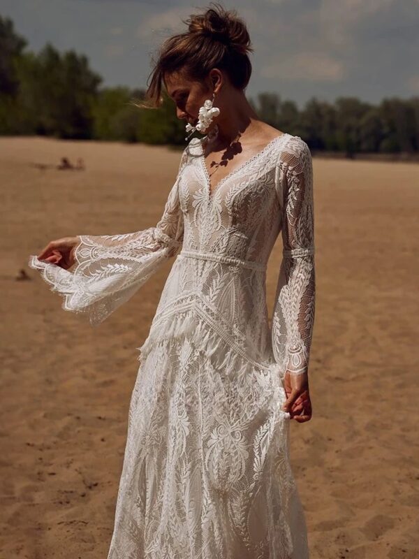 Boho Wedding Dress Misty Bloom