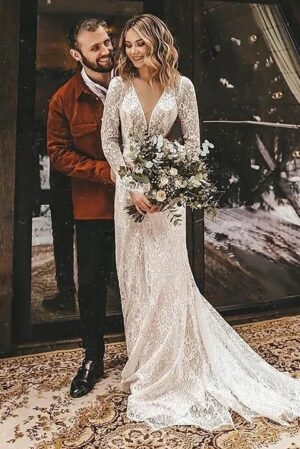 Boho Wedding Dress Breath of the Sky