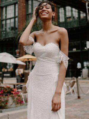 Boho Wedding Dress Lightwoven Mist