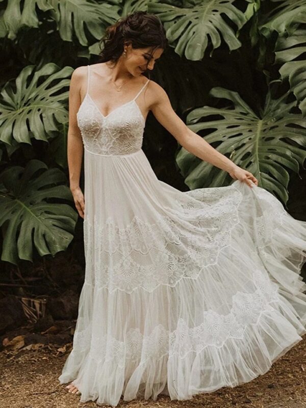Boho Wedding Dress Crystal Serenity
