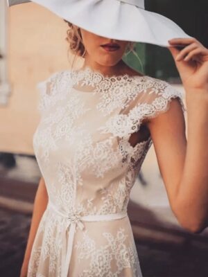 Boho Wedding Dress Veil of Silence