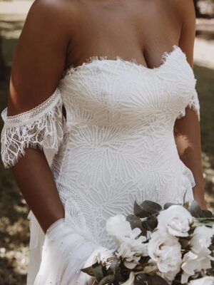 Boho Wedding Dress Lightwoven Mist
