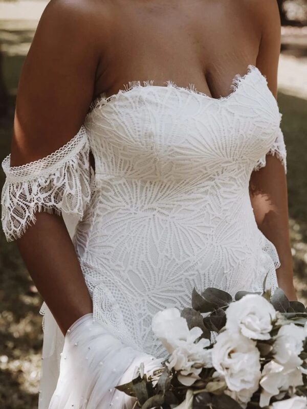 Boho Wedding Dress Lightwoven Mist