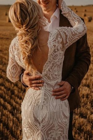 Boho Wedding Dress Celestial Glow